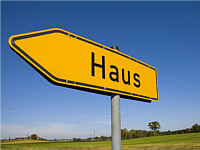 Wegweiser: Haus